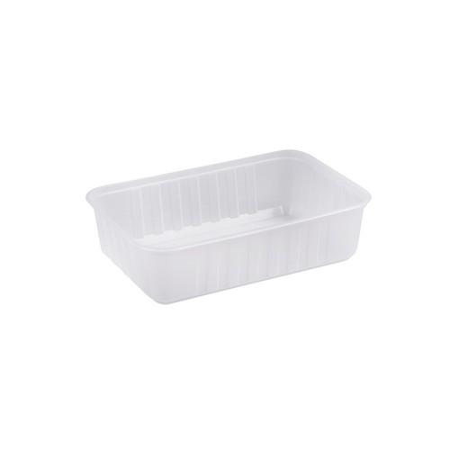 500ml "Ribbed" Plastic Rectangle Container MPR